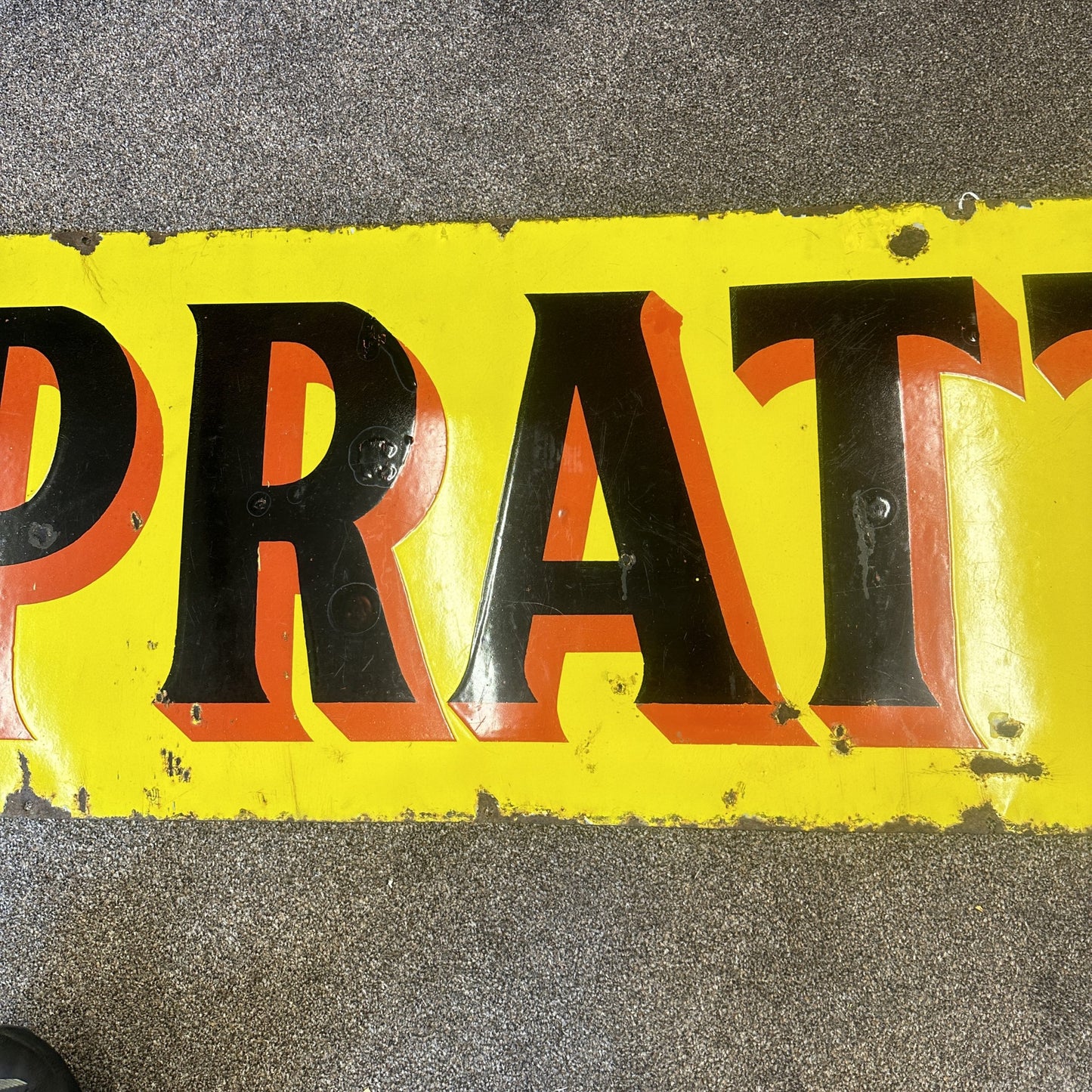 PRATTS ENAMEL SIGN #08425 image 2