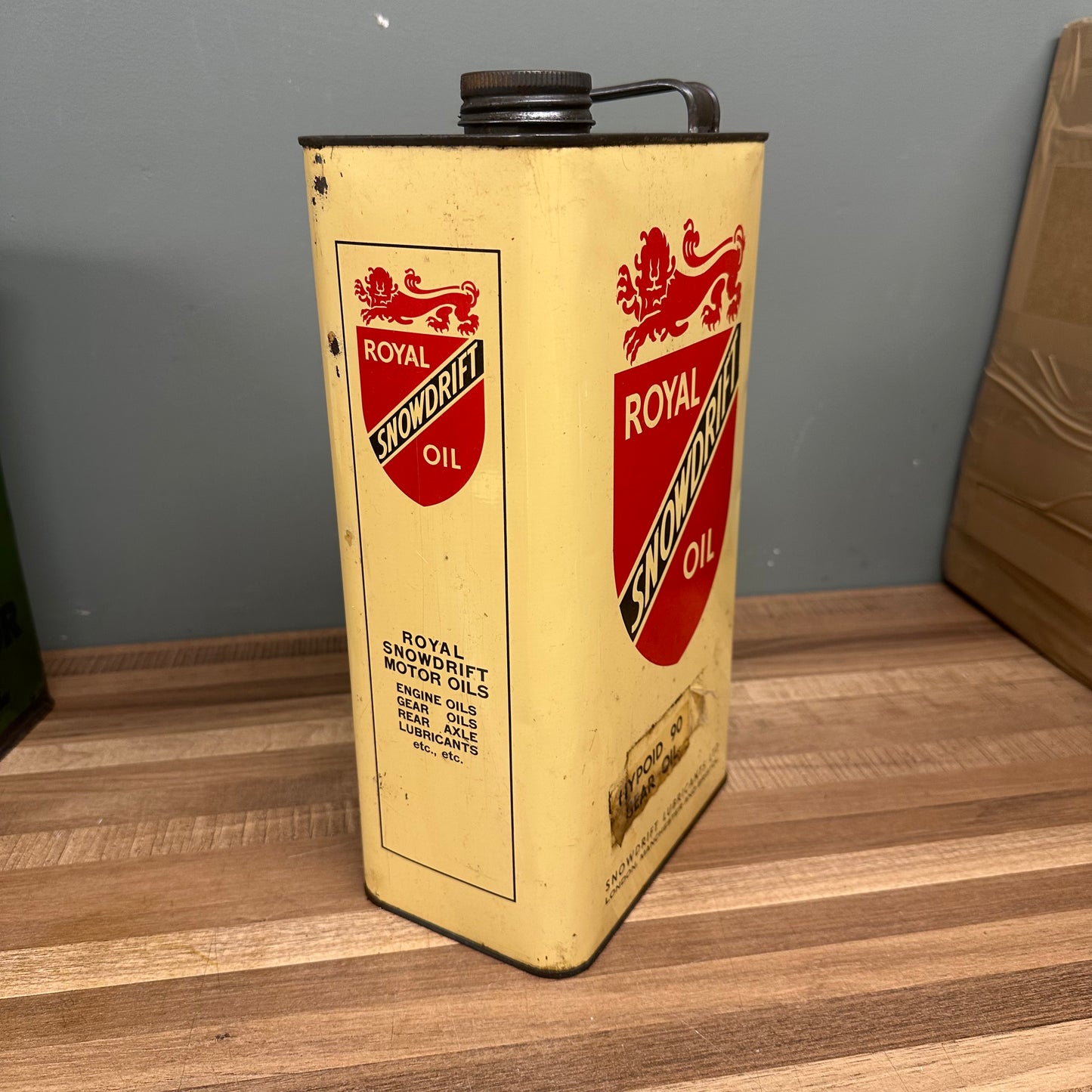 ROYAL SNOWDRIFT OIL CAN  #08474 image 1