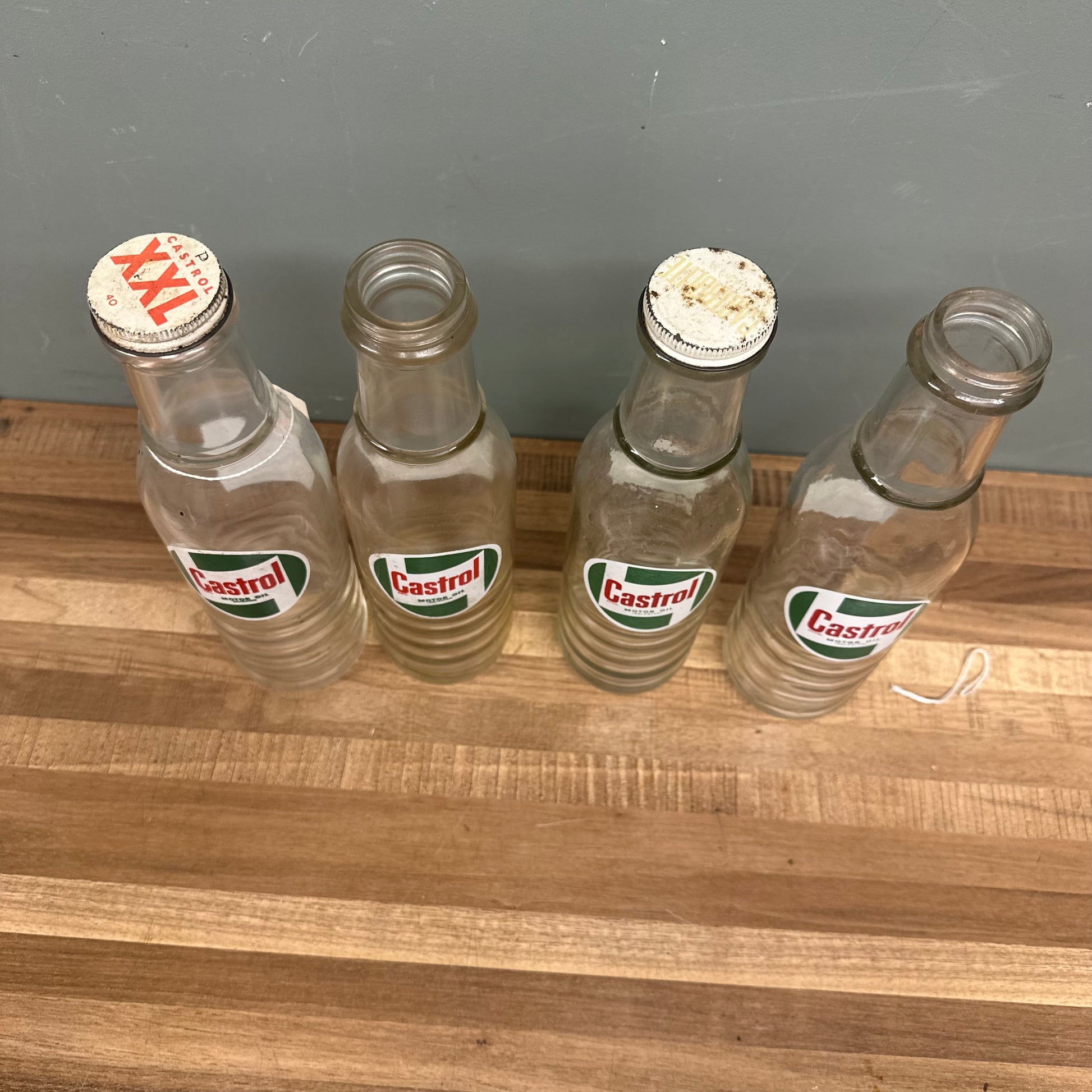 SET OF FOUR CASTROL OIL BOTTLES  #08558 image 3