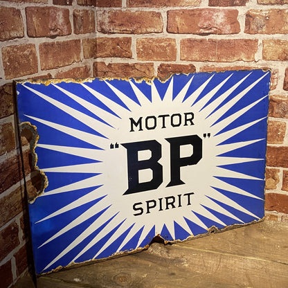 BP MOTOR SPIRIT ENAMEL SIGN #5748 image 0