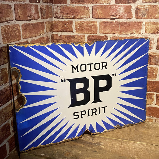 BP MOTOR SPIRIT ENAMEL SIGN #5748 image 0