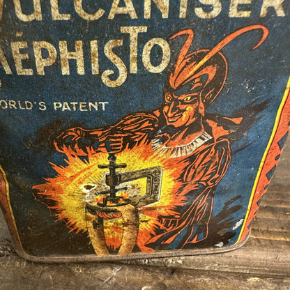 RARE VULCANISER MEPHISTO TIN  - #08804 image 1