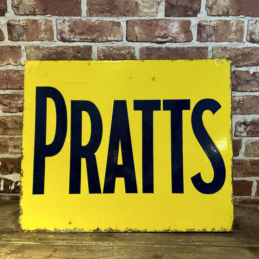 PRATTS ENAMEL SIGN #7557 image 0