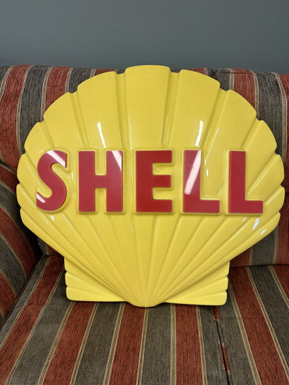 SHELL PLASTIC SIGN  #08687 image 0