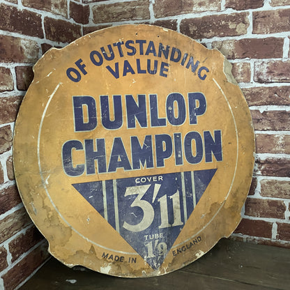 DUNLOP CARDBOARD SIGN #5433 image 0