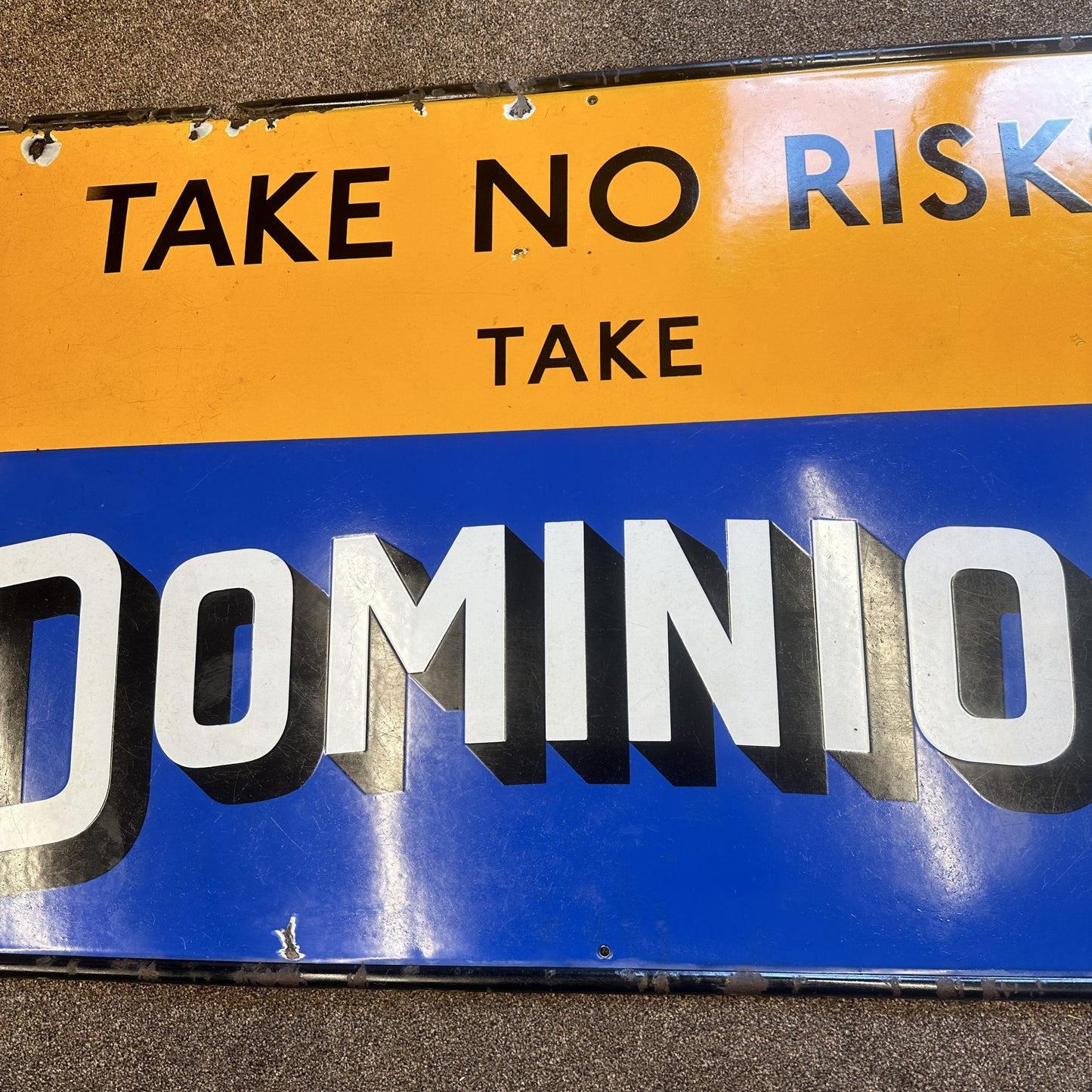 DOMONION ENAMEL SIGN #08424 image 2