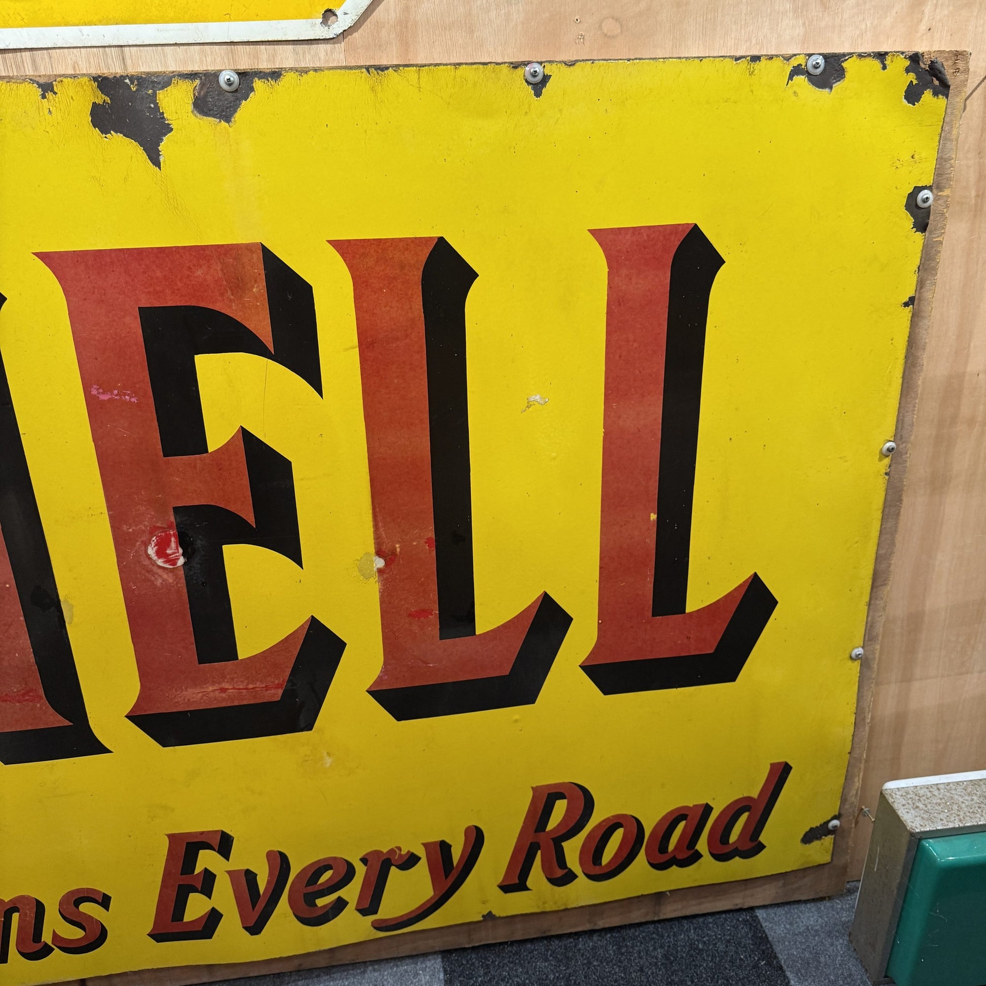 SHELL ENAMEL SIGN   #08475 image 2