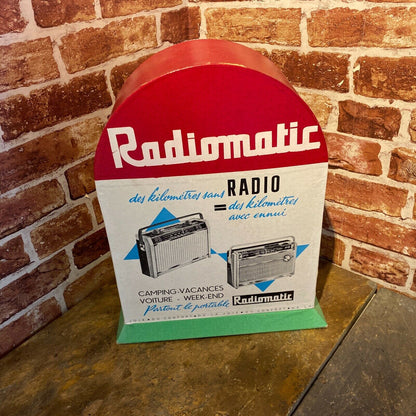 VINTAGE RADIOMATIC CARD STAND - NEW OLD STOCK #04014 image 4