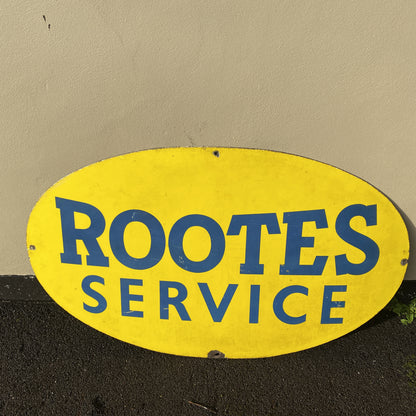 ROOTES SERVICE SIGN #6106 image 0