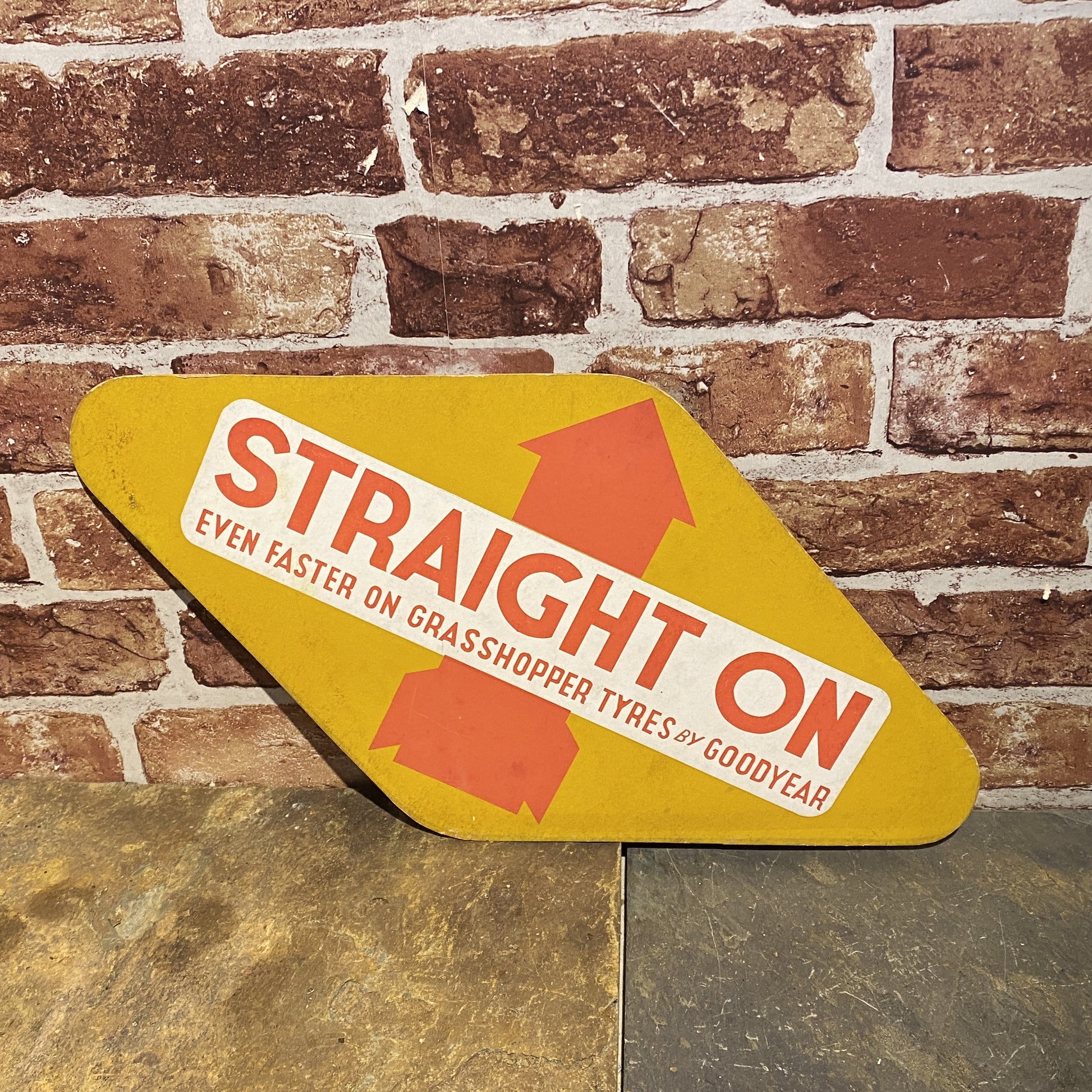 STRAIGHT ON CARD SIGN #5125 image 0