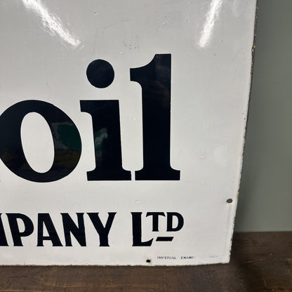MOBILOIL  ENAMEL SIGN #08404 image 3