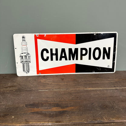 CHAMPION  ENAMEL SIGN #08680 image 0