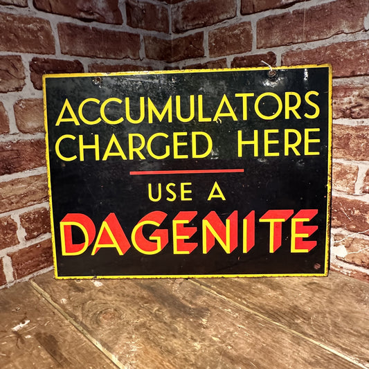 DAGGERNITE ENAMEL SIGN #6176 image 0