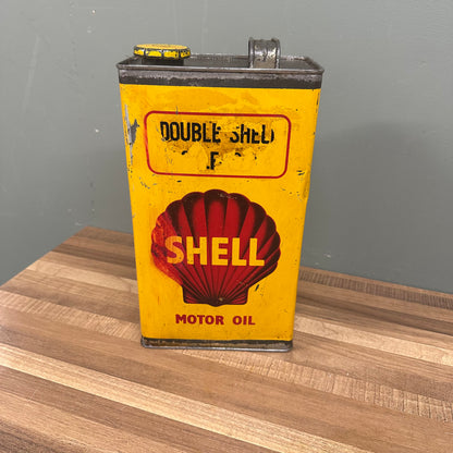 DOUBLE SHELL OIL CAN  #08473 image 2