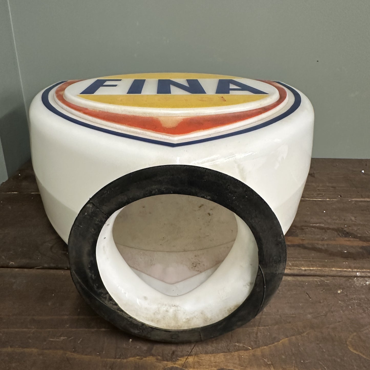 FINA DIESEL PETROL PUMP GLOBE #08259 image 4