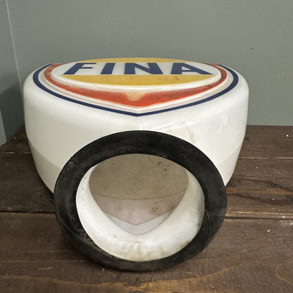 FINA DIESEL PETROL PUMP GLOBE #08259 image 4