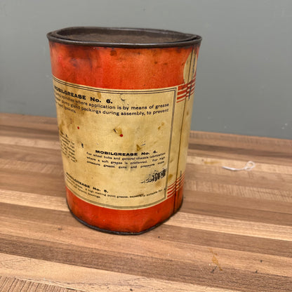 MOBILOIL GREASE TIN   #08563 image 3