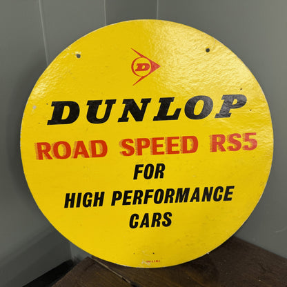 DUNLOP HARDBOARD SIGN - #08784 image 0