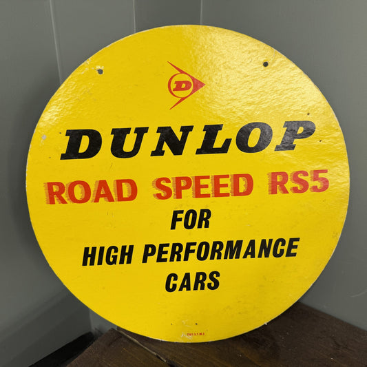 DUNLOP HARDBOARD SIGN - #08784 image 0