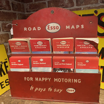 ESSO ROAD MAPS STAND with MAPS #5891 image 0