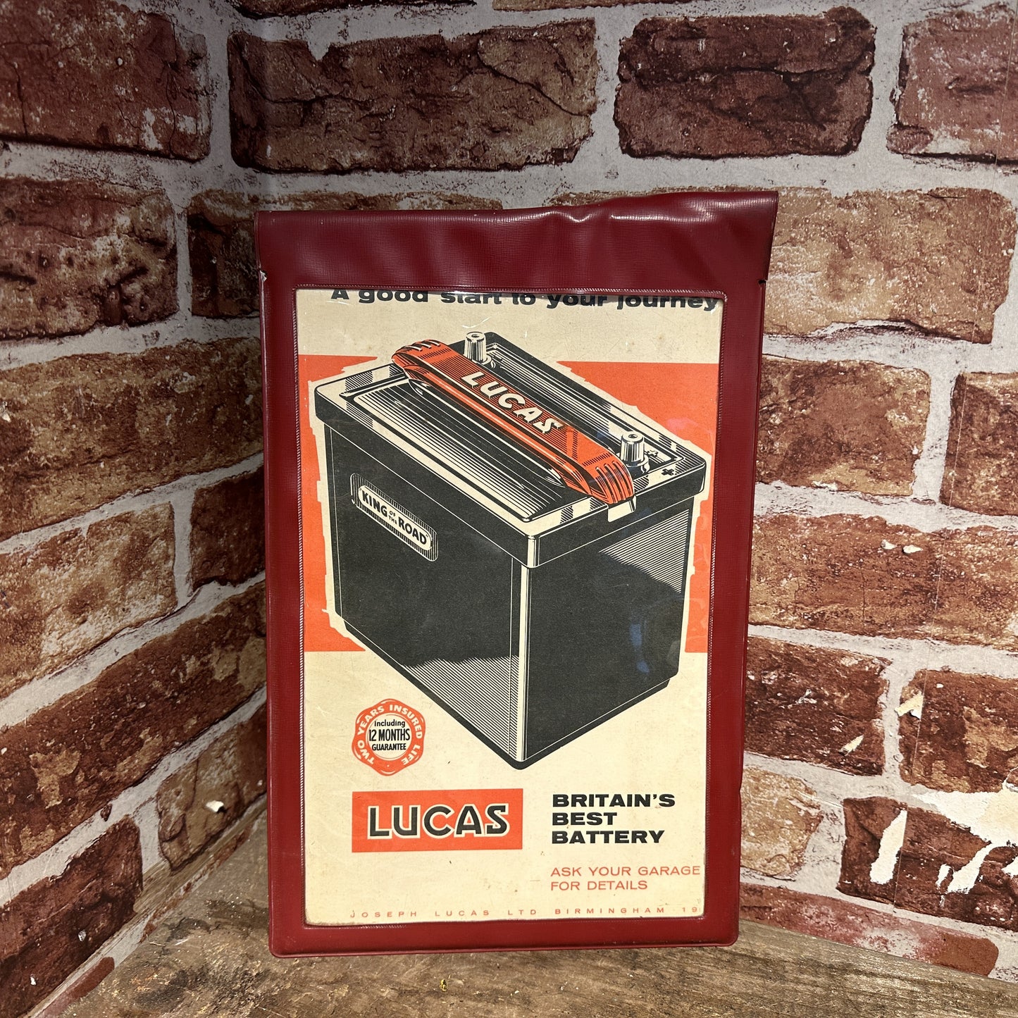 LUCAS BATTERIES FOLDER WITH MAPS #6249 image 0