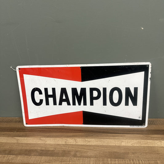 CHAMPION TIN SIGN #08414 image 0