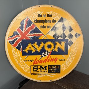 AVON TYRES HARDBOARD SIGN - #08782