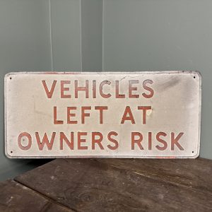 EMBOSSED ROAD SIGN - #08795